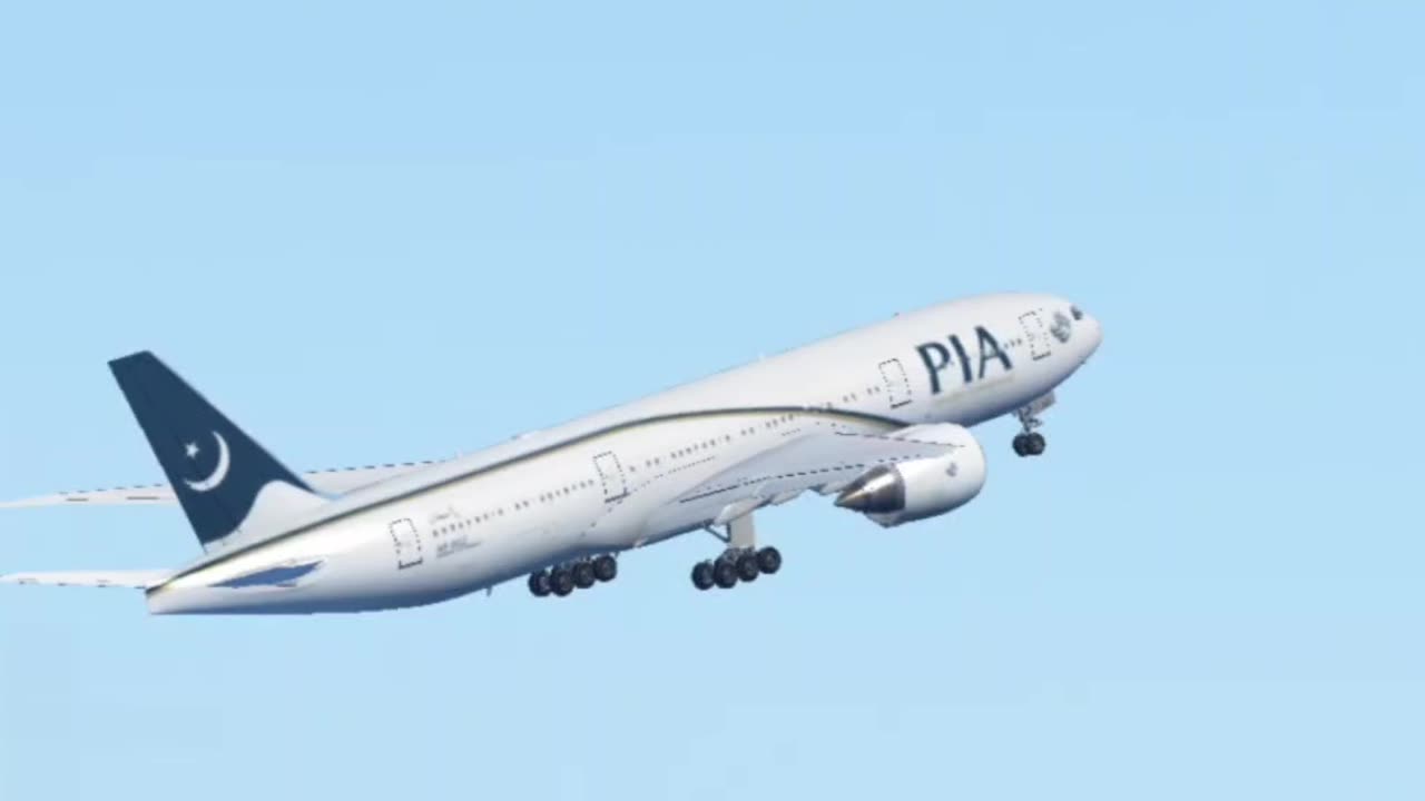 PAKISTAN international Airline take off