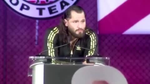 UFC Fighter Jorge Masvidal showing support for President Trump during last years campaign