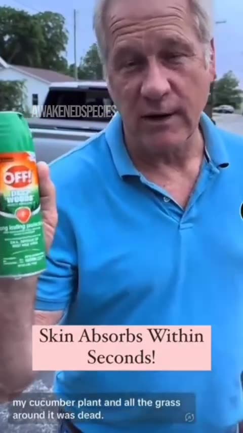 WARNING! ☠️ Deep Woods Off! Kills Plants & Grass in 36 secs!