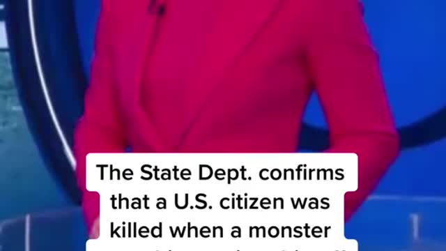 The State Dept. confirms that a U.S. citizen was killed when a monster wave hit a cruise