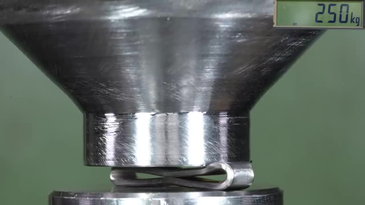 How Strong Is Tungsten Ring? Hydraulic Press Test!10