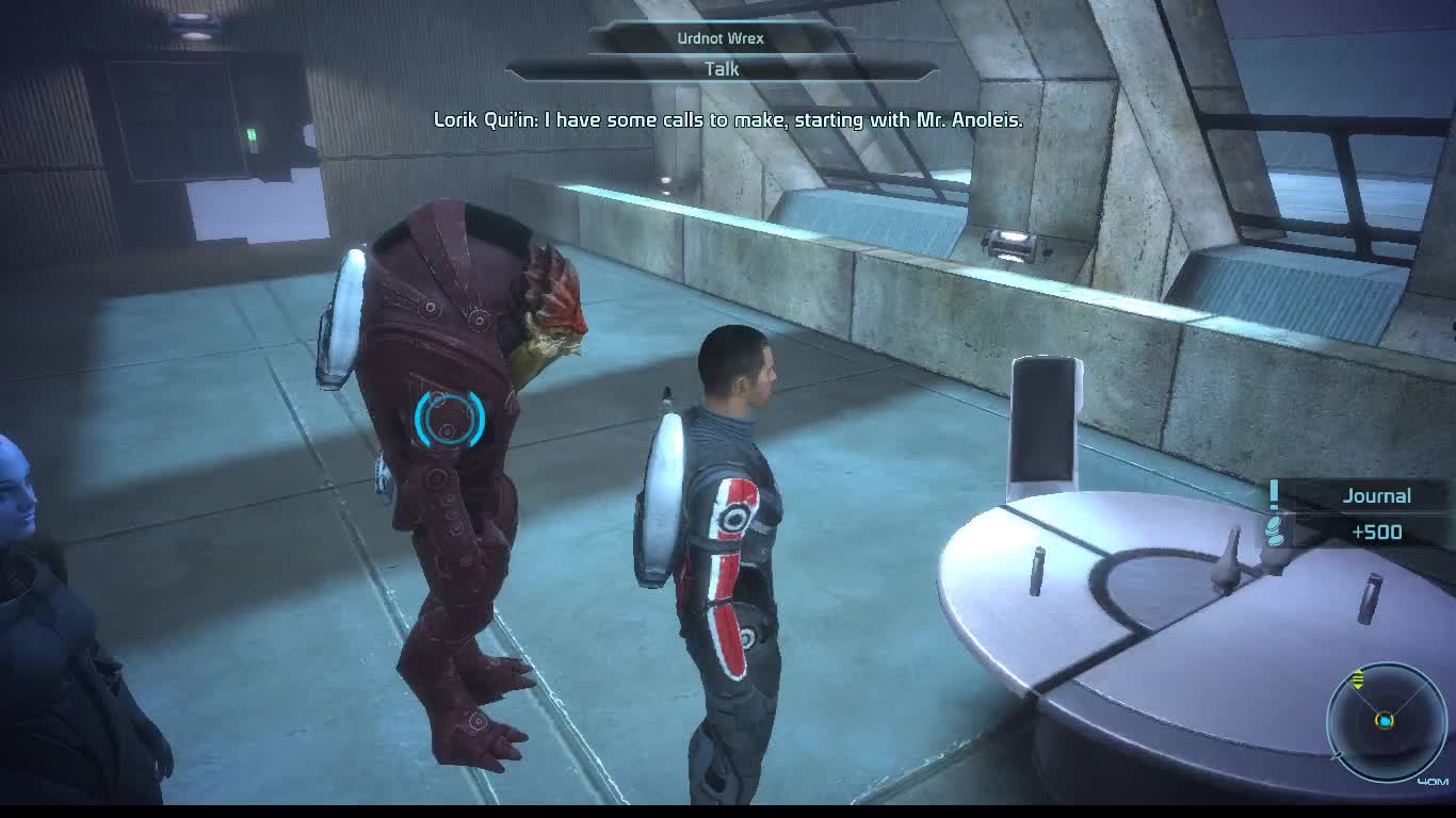 Spetcre Shepard Finally Get The Access To The Garage From Lorik Qui'in Mass Effect Mod Game-Play