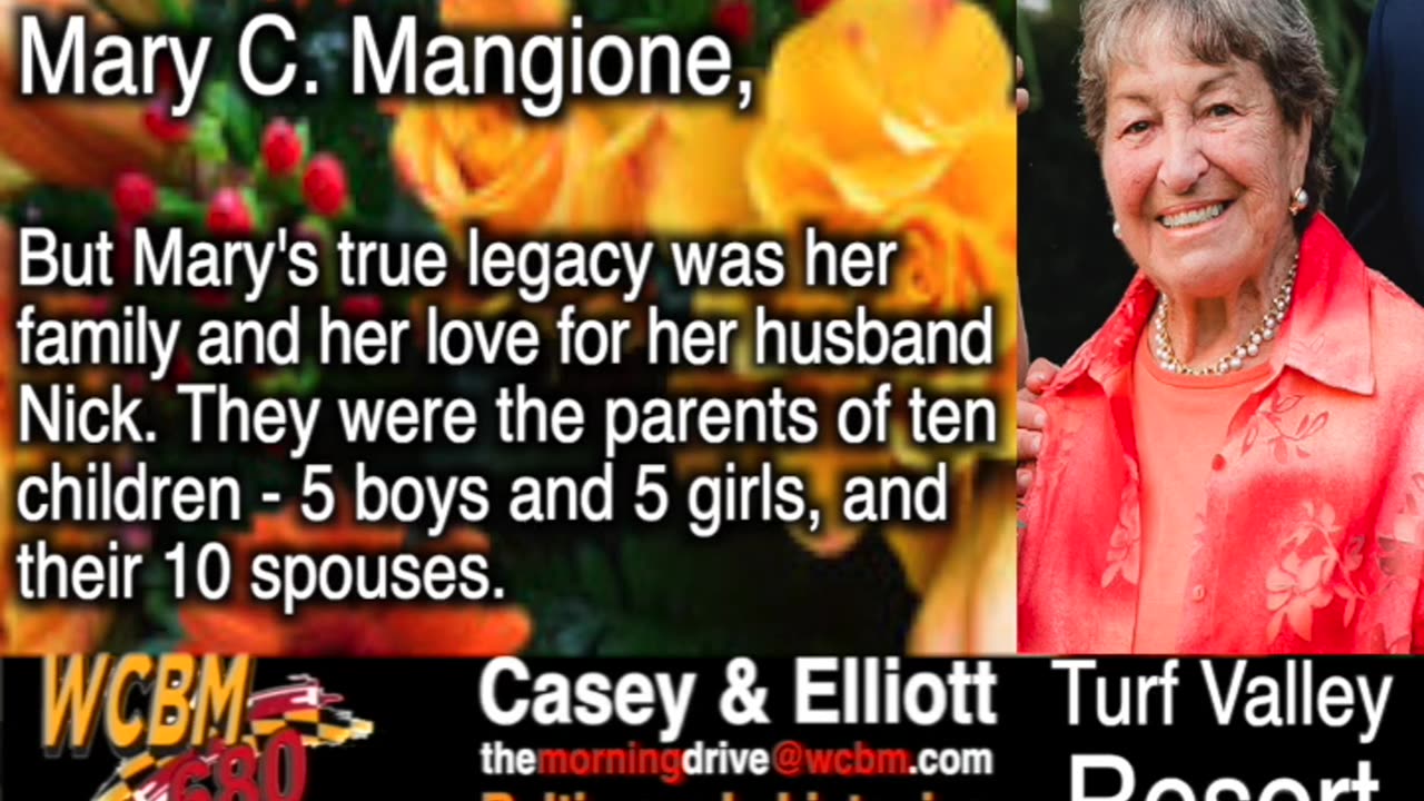 The Best Of The Morning Drive 03.20.23: In Memory Of Mary Mangione