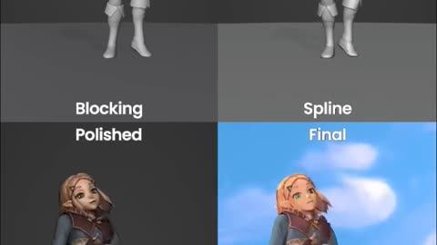 Find the differences in this new animation process