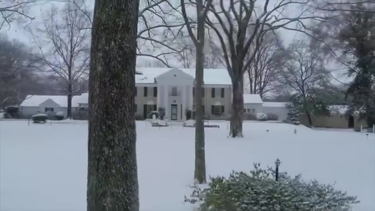 Graceland At Winter Time