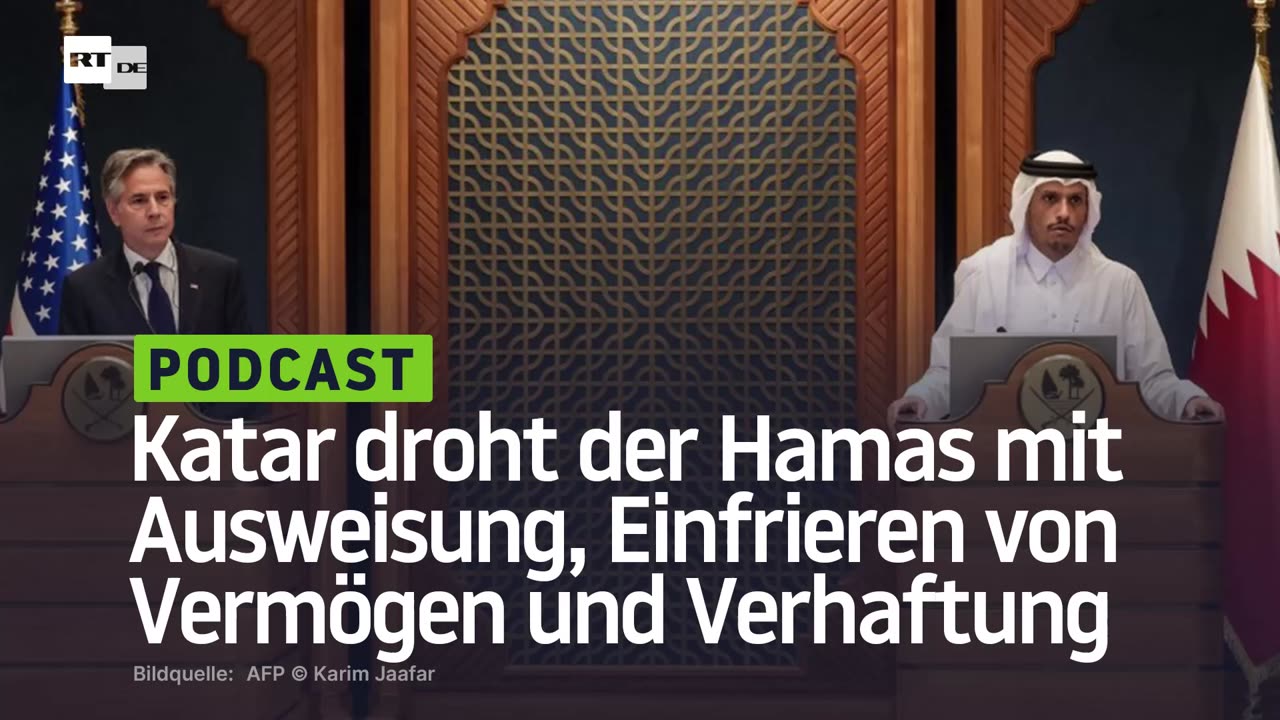 Katar droht der Hamas mit Ausweisung, Einfrieren von Vermögen und Verhaftung