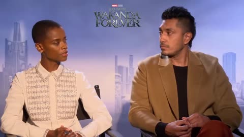 The Cast of Black Panther_ Wakanda Forever Answer YOUR Questions!