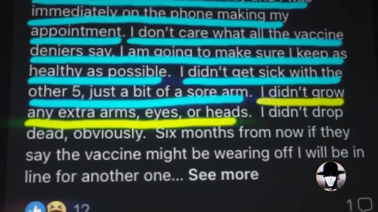 Diehard fanatical covid cult follower jokes that she's 'immortal' after having 6 covid SHOTS!