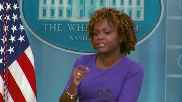 She doesn't believe one word she is saying... Peter Doocy SHAMED KJP