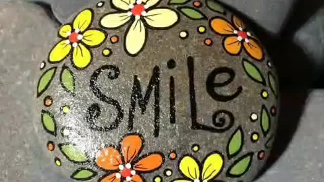 outstanding and unique ladybug rock painting latest stone art