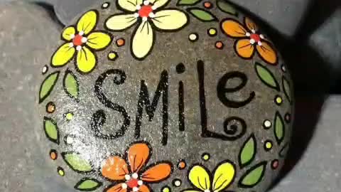 outstanding and unique ladybug rock painting latest stone art