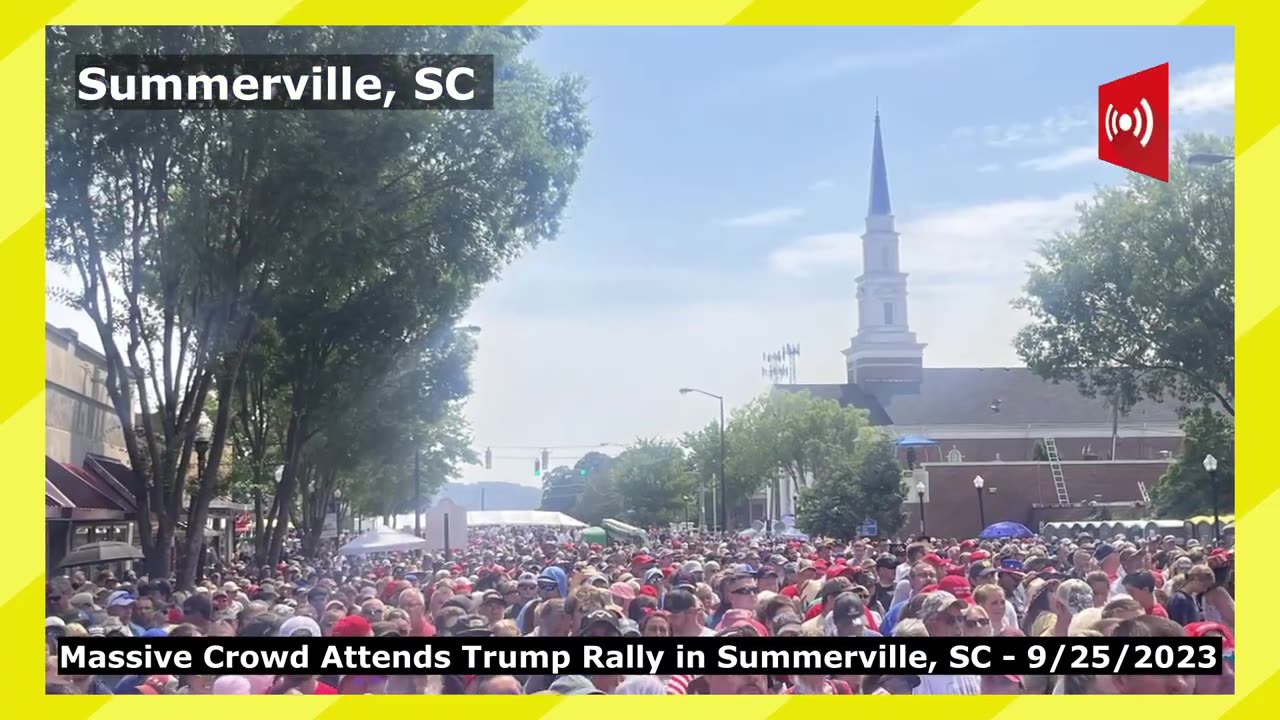 Thousands attend Trump Rally in Summerville, SC