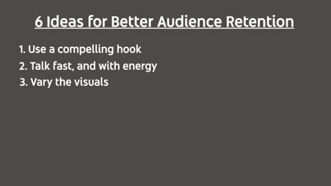 6 tips for better audience retention