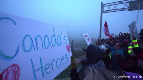 Canadian Trucker Freedom Convoy tribute video