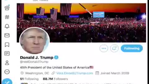 President Trump back on Twitter?