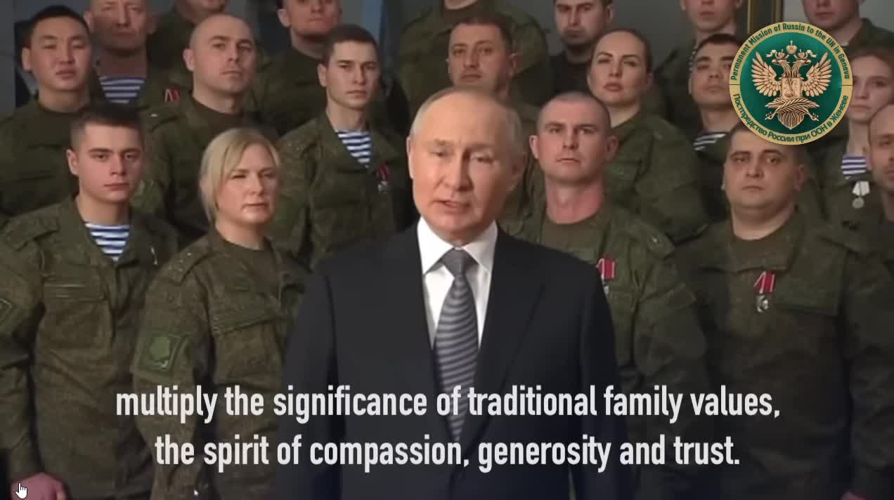 Putin's New Year Speech.