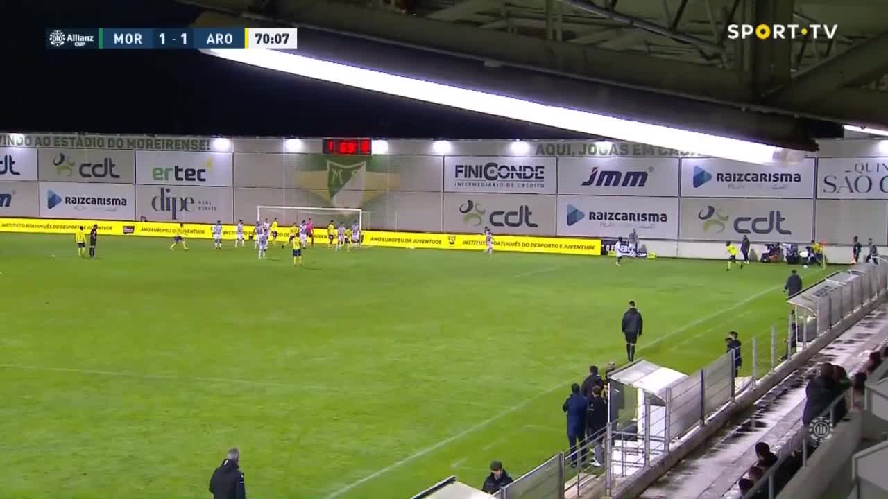 Resumo Moreirense 1-2 FC Arouca - Allianz Cup SPORT TV