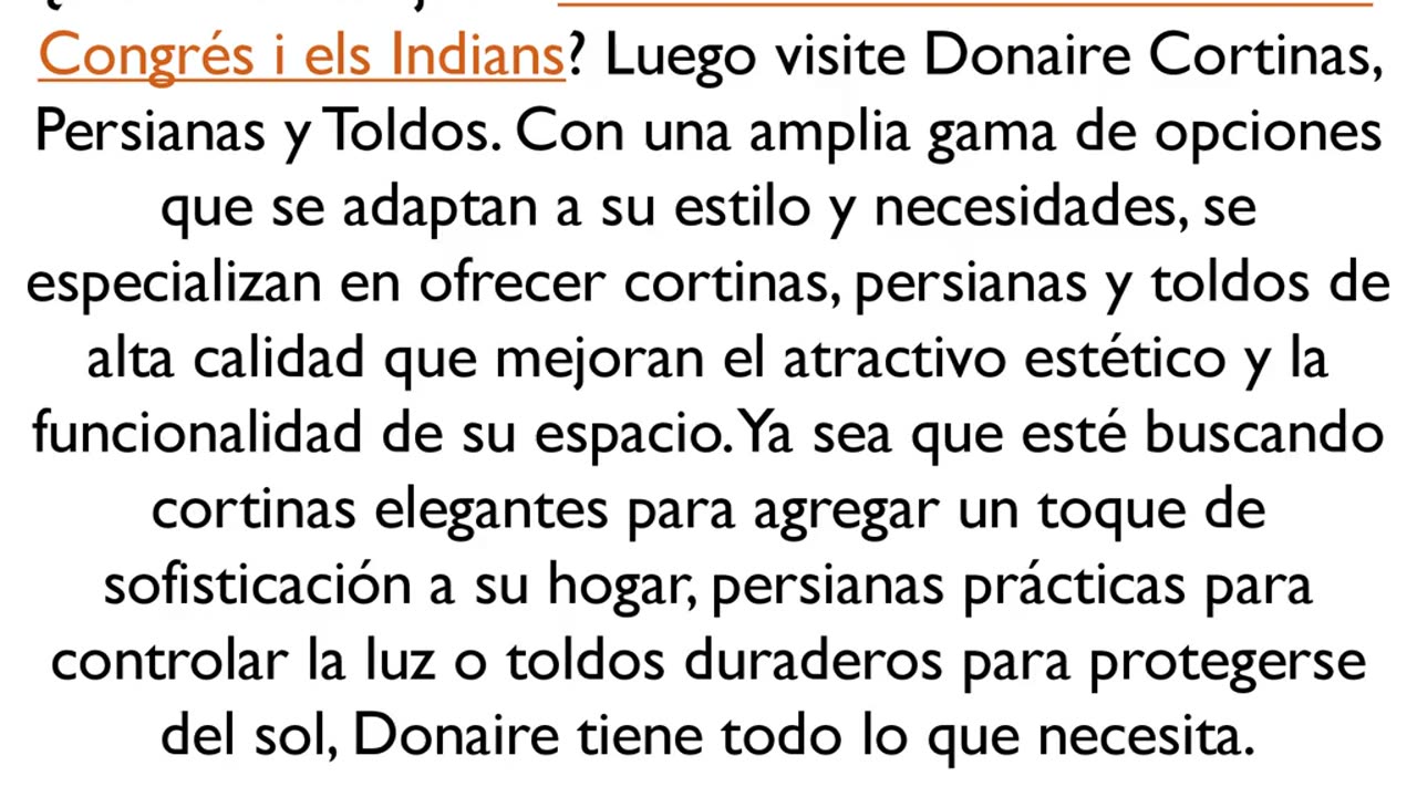 Mejor Motorización de Persianes en El Congrés i els Indians