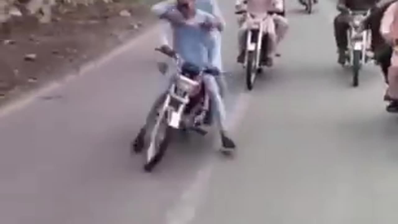 Funny Video,one wheeling