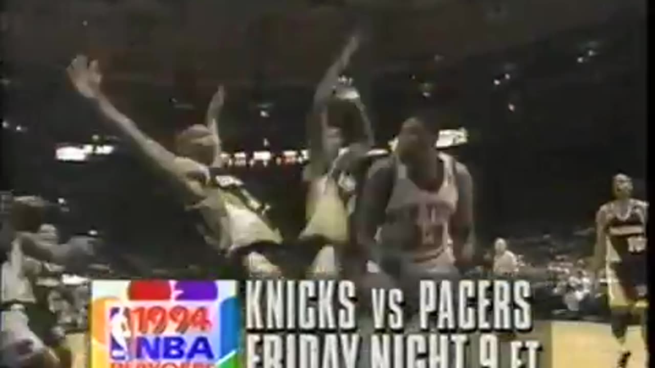 June 1, 1994 - Promo for Game 6 of Pacers-Knicks Playoff Series