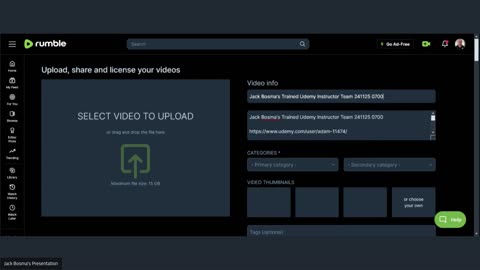 Jack Bosma's Trained Udemy Instructor Team Invite