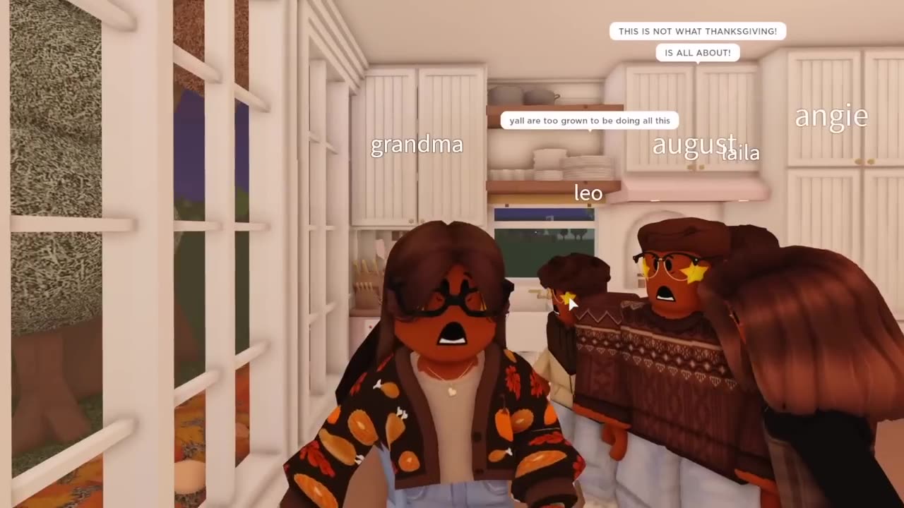 The Collins Family's WORST THANKSGIVING! *GRANDMAS FIGHT* Roblox Bloxburg Roleplay