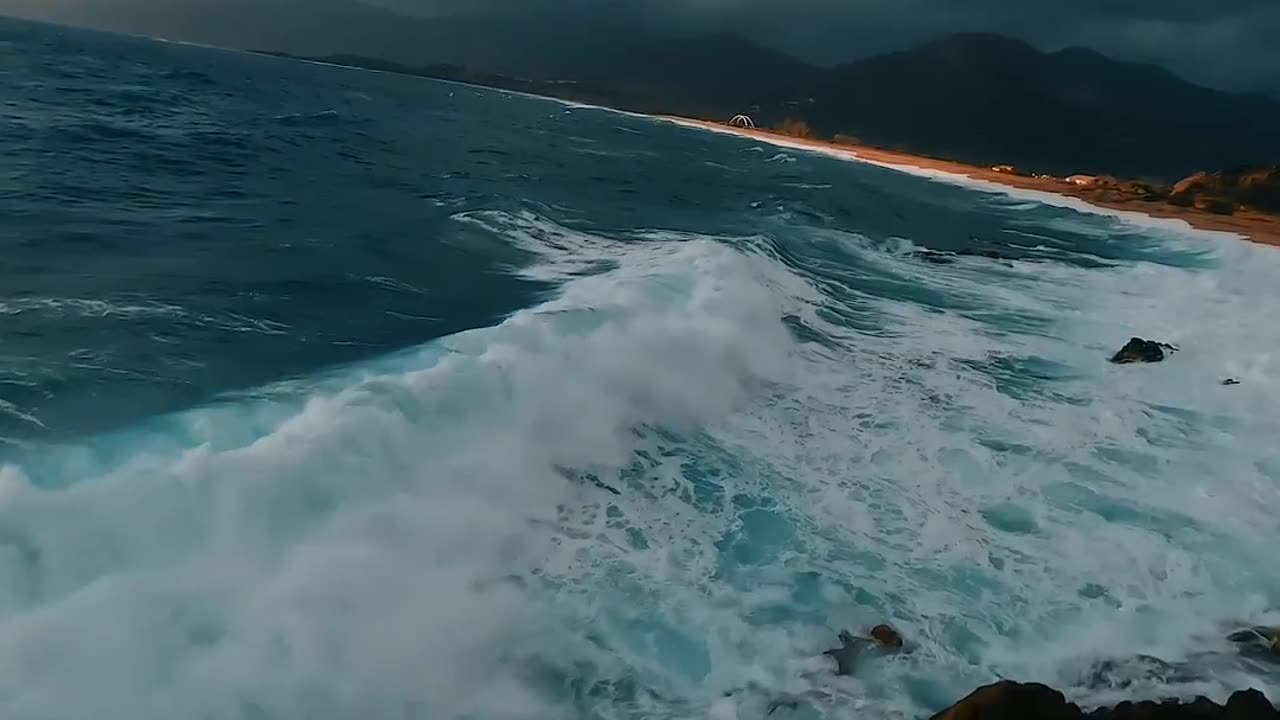 The insane beauty of stormy days in Corsica 🌊