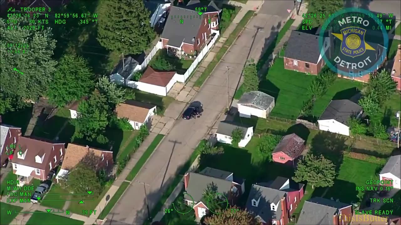 Trooper 3 follows a vehicle who fled from Detroit police in an attempted traffic stop