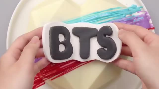 BTS cake easy & quick decorating