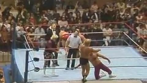 dream team of Brutus beefcake & Greg valentine vs. spivey & rotundo