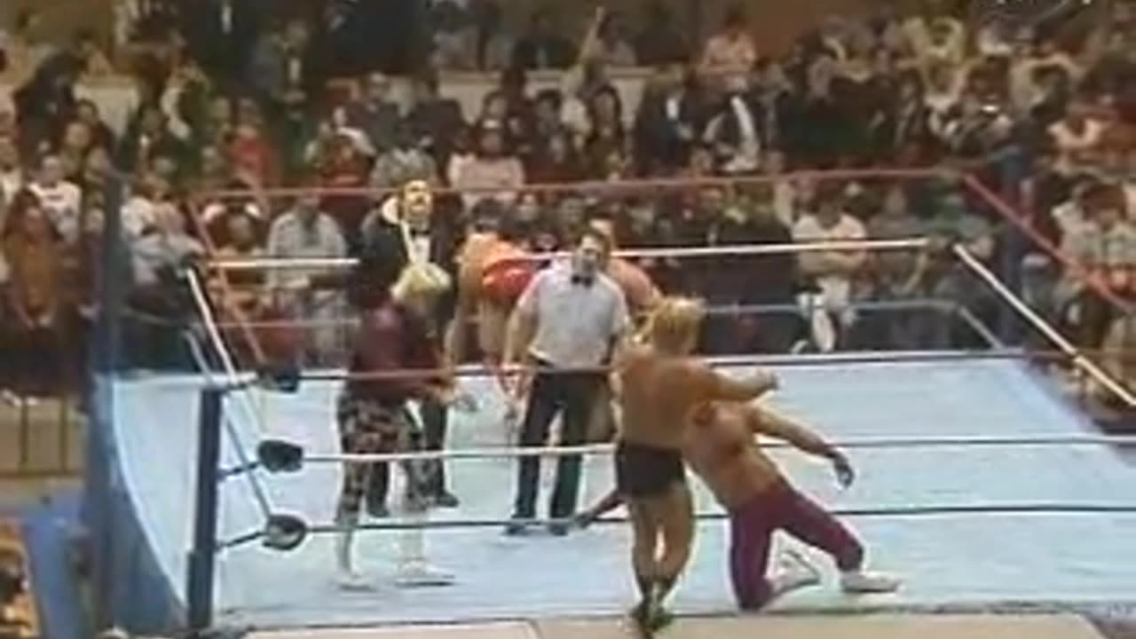 dream team of Brutus beefcake & Greg valentine vs. spivey & rotundo