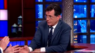 Pedo Colbert interviews Trump
