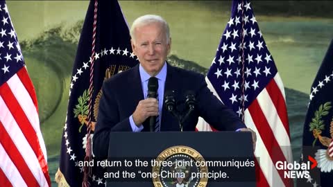 Beijing warns US should stop distorting "one-China" principle on Taiwan, ahead of Xi-Biden meeting
