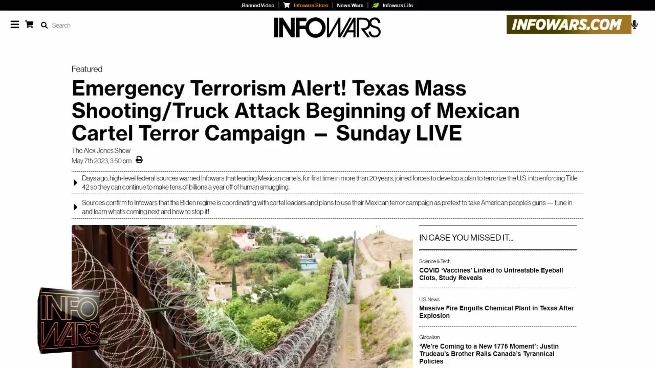 Mexican Drug Cartels To Launch Terror Attacks Inside U.S.