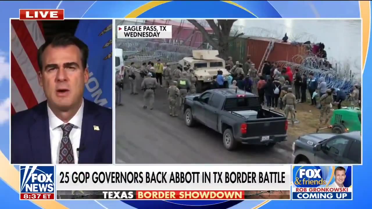 WATCH: Oklahoma Governor Announces He's Sending Material Support To Texas