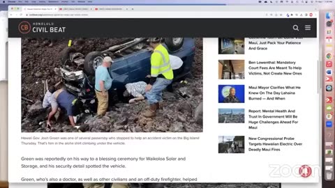 HAWAII GOVERNOR -- ARE THESE STAGED EVENTS?