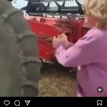 Environmental protester tries to punish farmers....does not go well