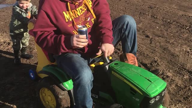 Drill Battery Replacement for John Deere Toy is Too Powerful