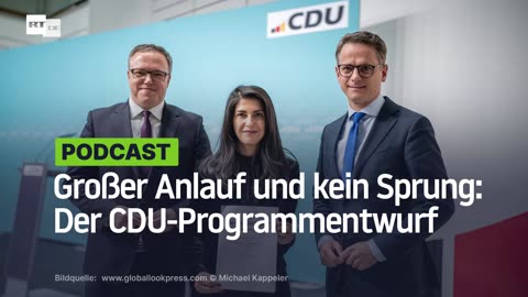 Großer Anlauf und kein Sprung: Der CDU-Programmentwurf