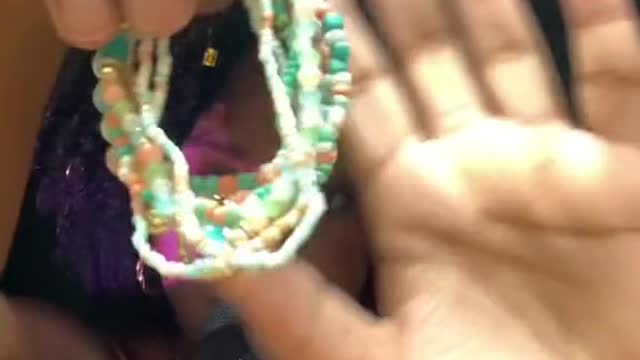 ASMR unpack bracelets 😚