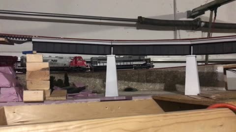 O guage suspended layout 9