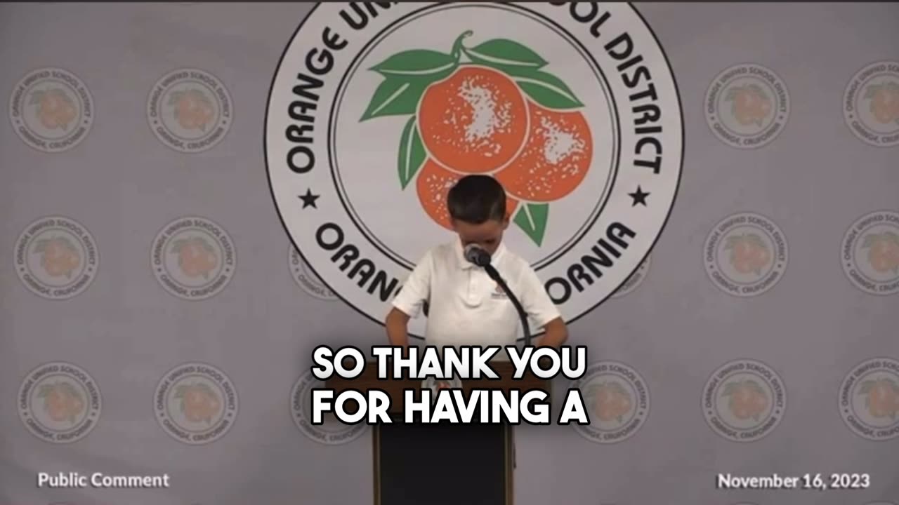 ADORABLE! Kid Tells School Board How Much He Loves His School