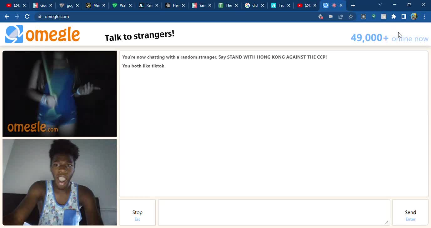 Friendly black man gets called slurs on omegle by caucasion family