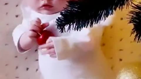 Christmas baby video storee Short cute baby 🐥