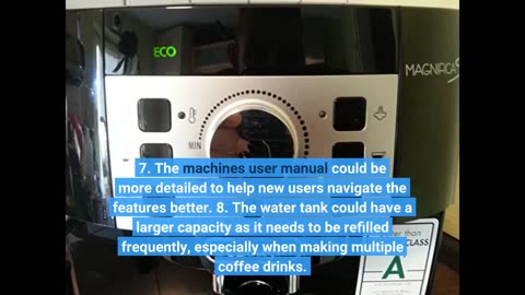 De'Longhi Magnifica S ECAM11.112.B, Kaffeevollautomat mit Milchaufschäumdüse für Cappuccino