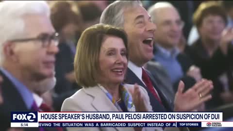 SAN FRANCISCO | Nancy Pelosi's husband busted for alleged DUI after crashing in Napa