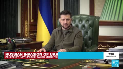 Russian invasion of Ukraine: Zelensky says peace talks more 'realistic