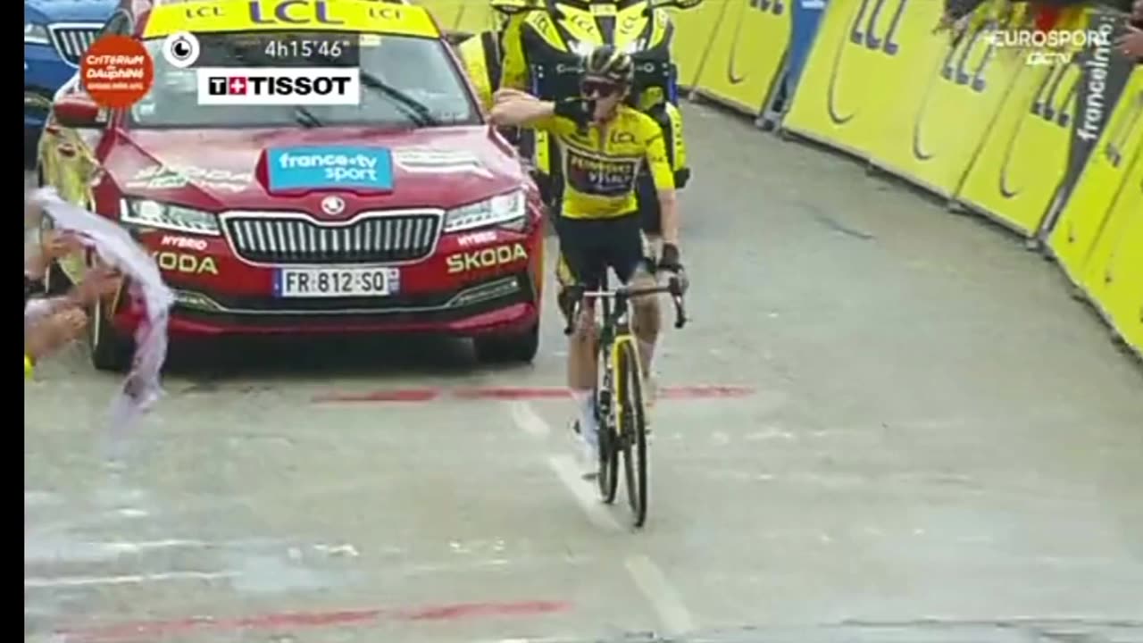 Jonás Vingegard gana la Etapa 7 / Criterium Du Dauphiné 2023.