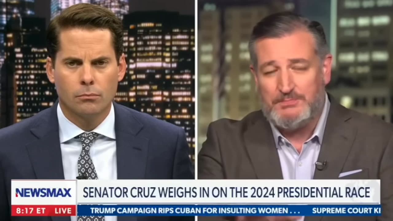 Ted Cruz on Newsmax (Youtube) Tells All About Kamala's Senate Years