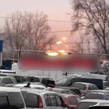 An oil depot in occupied Makiivka was…